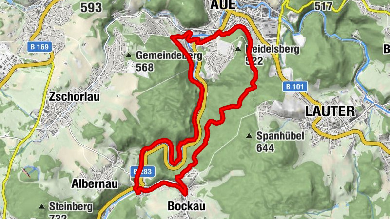 Wanderung zum Rechenhaus - Stadt Aue (Glück Auf! Bergbaugeschichte erwandern)