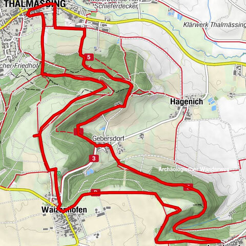 Archäologischer Wanderweg (V) -  Vorgeschichtsweg