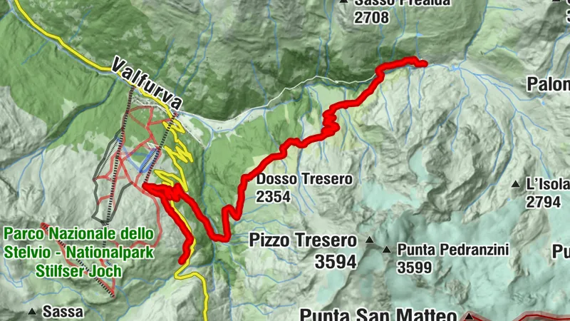 Bormio 360 Trekking - Etappe 8 - Pfad der Gletscher
