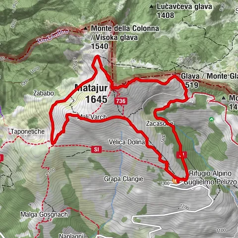 Rundweg Monte Matajur