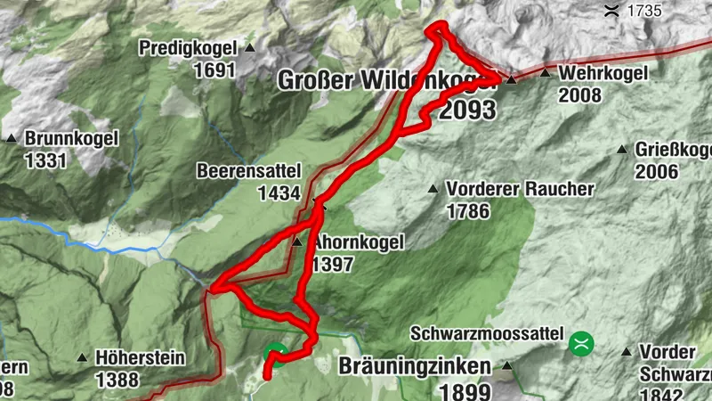 Bergtour auf den Schönberg