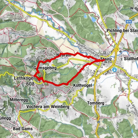 Stainzer Warterundweg Nr. 1 + 12 (Jägersteig)