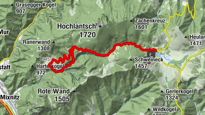 Bärenschützklamm-Runde, Teichalm