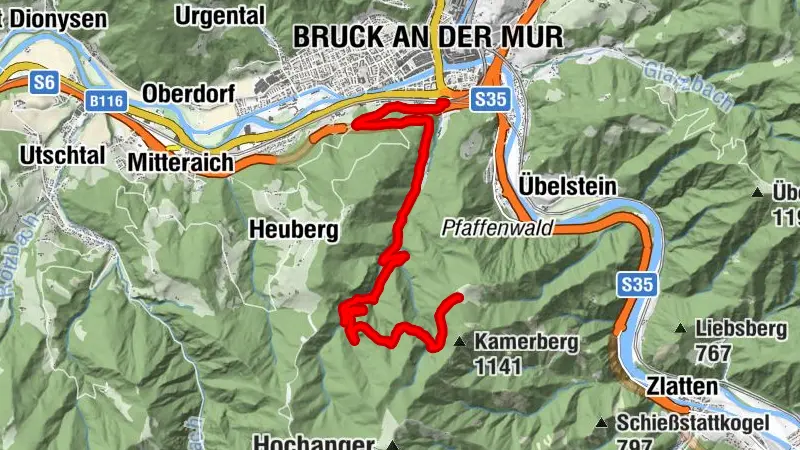 Vom Bahnweg auf die Schweizeben