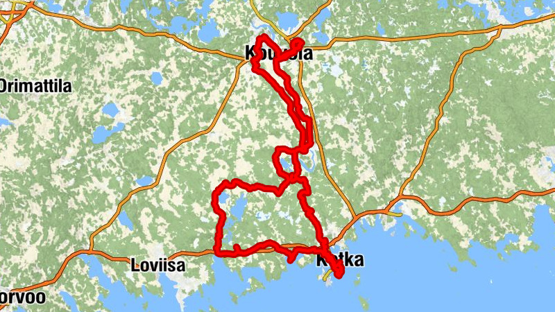 Fahrradtour Zwei Städte am Kymijoki