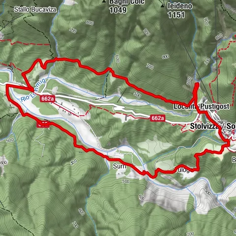 Ta Lipa Pot - Lange Route