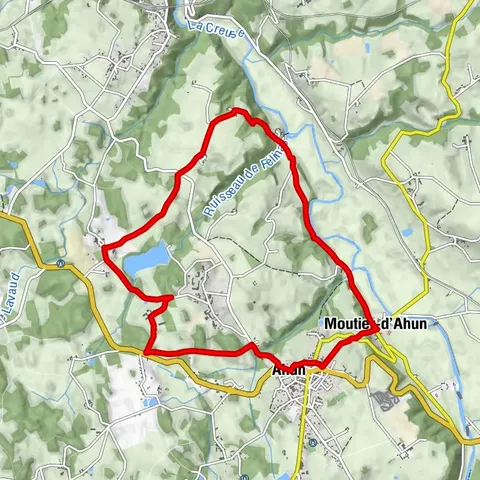 Circuit Pédestre N°15 CC : "Sur les pas des moines et des seigneurs"
