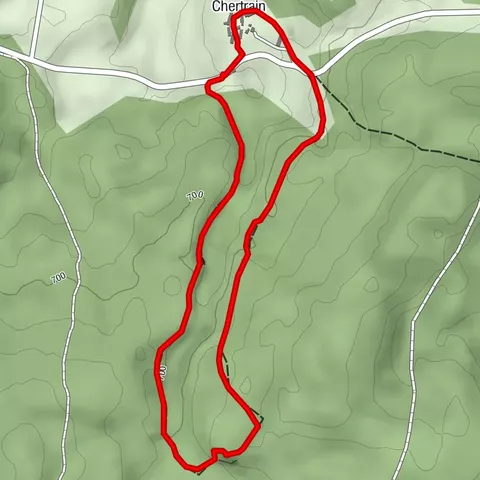Sentier d'interprétation des pierres fades