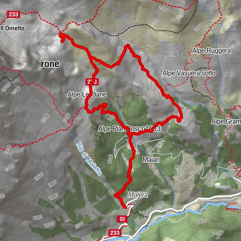 BALME Rundweg Biwak Molino