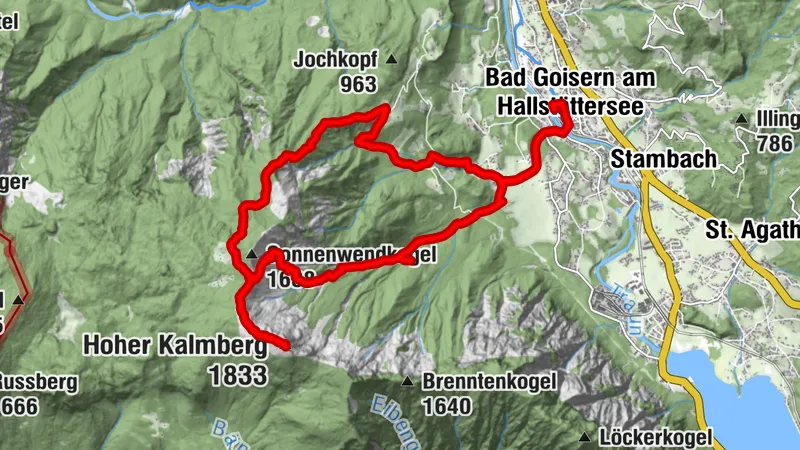 Hoher Kalmberg - Trail Running Strecke