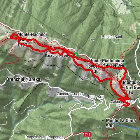 Rundwanderung um den Monte Kolovrat
