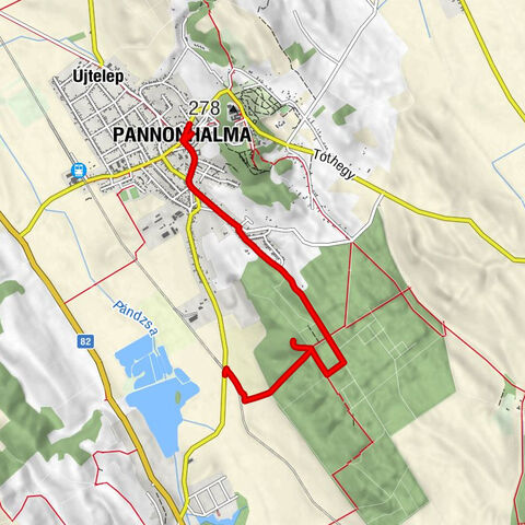 Pannonhalma - Szent Imre-hegy - Gyümölcsoltó Boldogasszony-templom - Váralja
