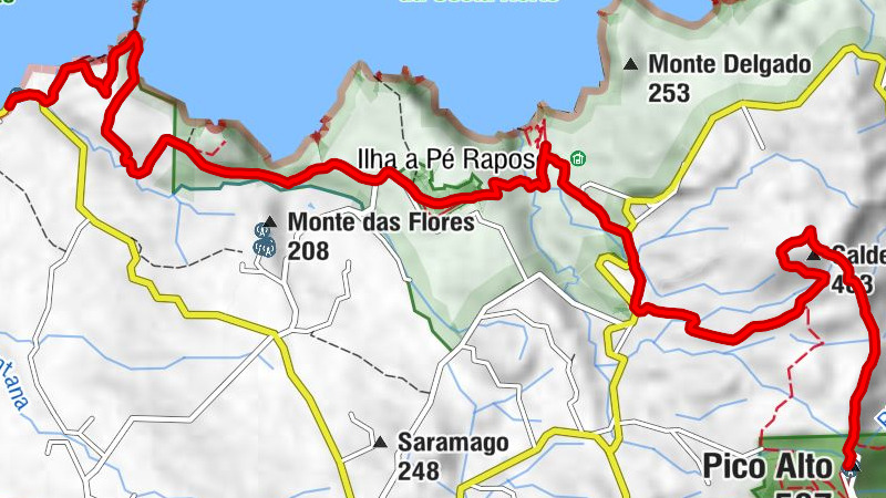 Pico Alto - Caldeira - Chã de São Tomé - Anjos
