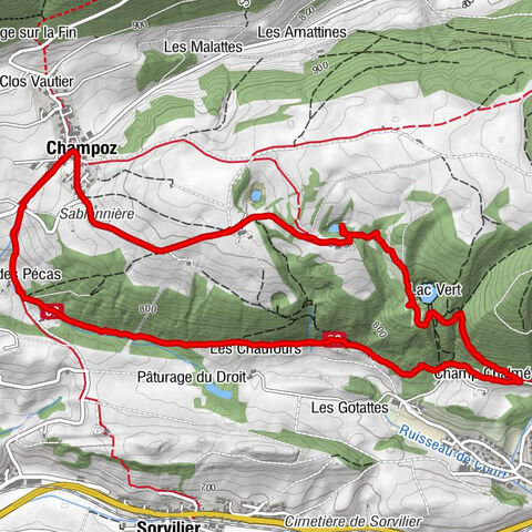 Champoz, CH - Lac Vert - Champoz