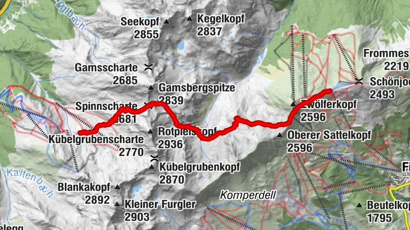 Ascherhütte über Spinnscharte