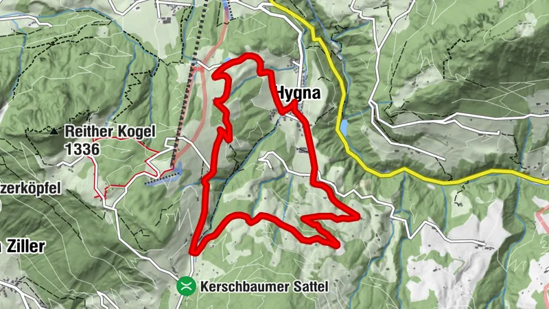 Hygna - Zulehen - Reither Kogel - Hygna