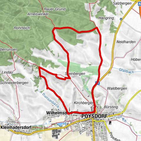»tut gut« Wanderweg Poysdorf | Route 2