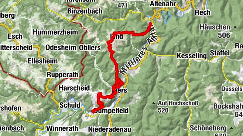 AhrSteig Etappe 4: Insul - Kreuzberg (17,4 km)