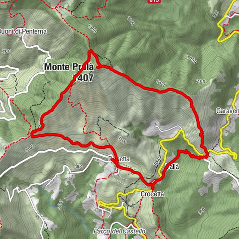 Amello Monte Prelà da Donetta (Liguria/Italia)