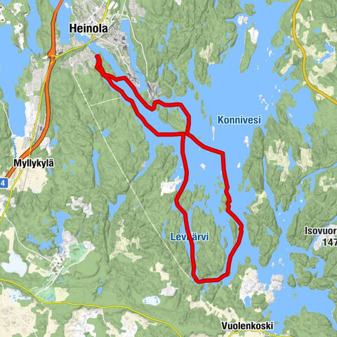Große Inselumrundung Konnivesi, Heinola