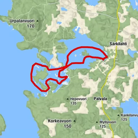 Särkilahden Inselroute, Sysmä