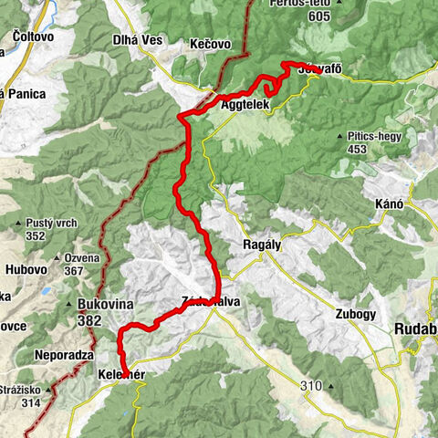 Jósvafő - Galya-tető - Rókalyuk - Kelemér