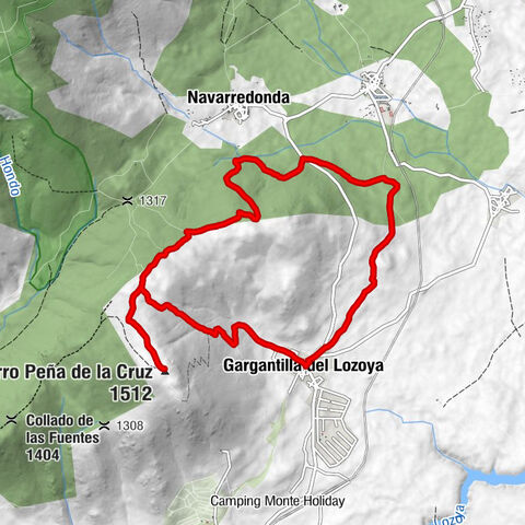 Gargantilla del Lozoya - Cerro Peña de la Cruz - Reimoros