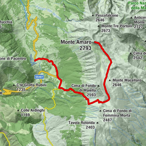 Passo San Leonardo - Forchetta Majella - Bivacco Cesare Mario Pelino - Monte Amaro