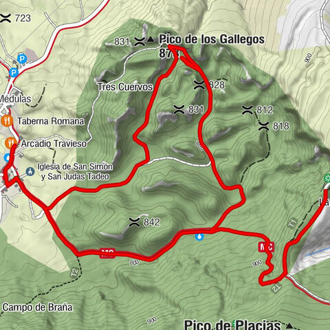 Las Médulas - Fuente de la Tía Viviana - Pico de Gallegos - Pico de los Gallegos