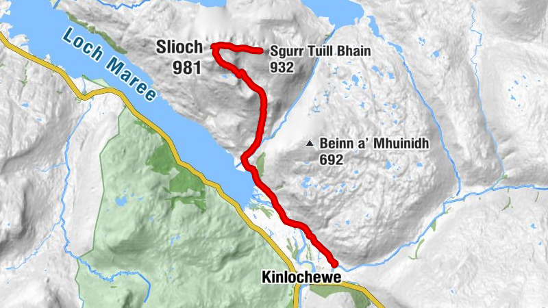 Highland - Slioch - Sgurr Tuill Bhain