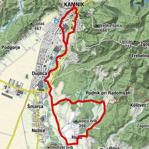 Von Kamnik zum Arboretum Volčji Potok