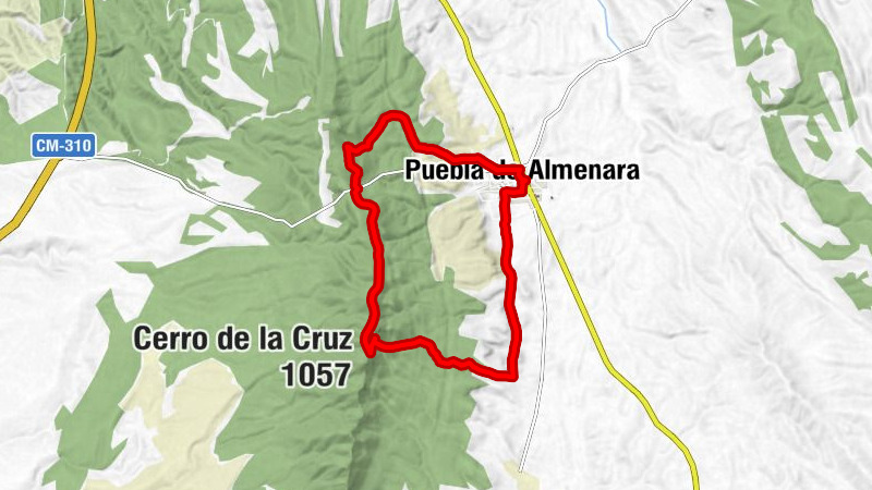 Puebla de Almenara - Cerro de la Cruz - La Noguerilla