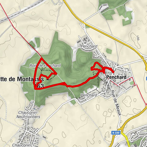 Penchard - Butte de Montassis - Chauconin-Neufmontiers