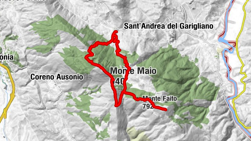 Vallemaio - Monte Ornito - Monte Feuci - Monte Maio