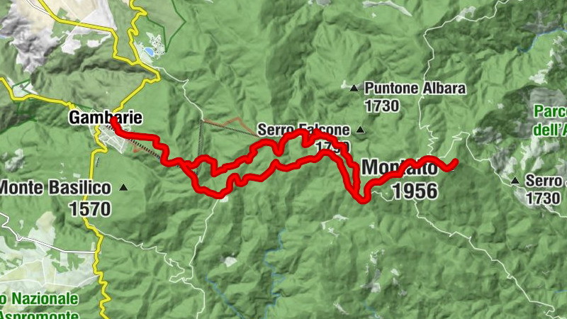 Gambarie - Rifugio Nardello - Montalto - Statua Jeso Cristo deo Restitutae per Ipsum Salutis