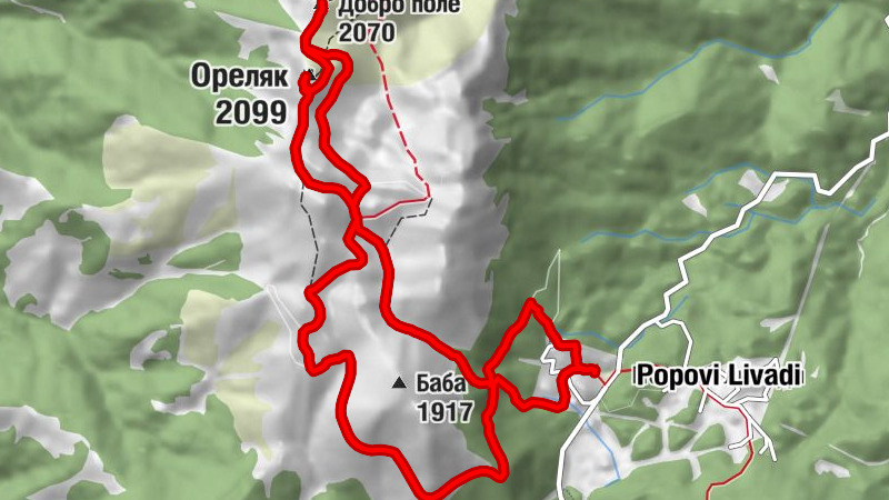 х. Попови ливади - Добро поле - Ореляк