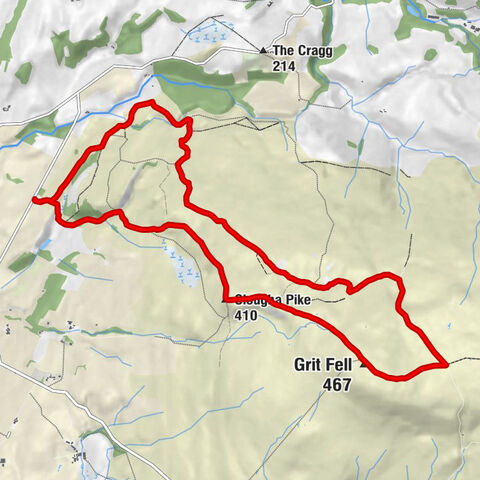 Over Wyresdale - Grit Fell - Clougha Pike - Quernmore