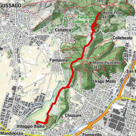 Villaggio Badia - Borgo Santellone Badia Bassa - Chiesa di Sant'Antonio di Padova - Monte Peso