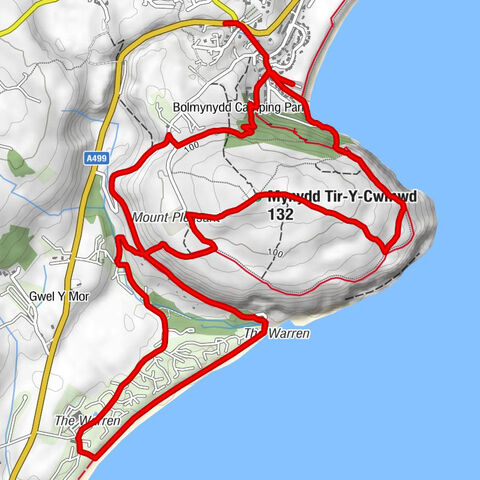 Llanbedrog - Y Gali - Mynydd Tir-Y-Cwmwd