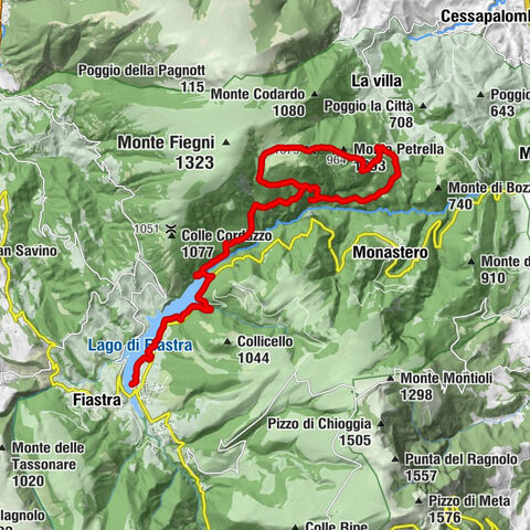 San Lorenzo al Lago - Buco dell'Istrice - Caverna VI del Lago Fiastrone - Monte Petrella