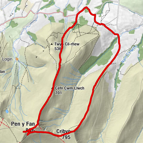 Glyn Tarell - Pen y Fan - Corn Du - Llanfrynach