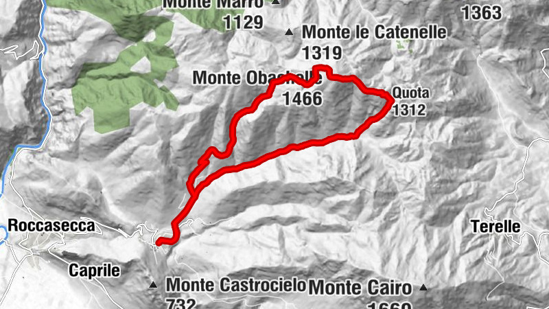 Colle San Magno - Quota - Monte Obachelle