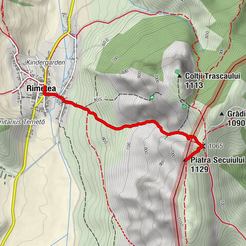 Rimetea - mászó forrás - Kőkerti forrás - Piatra Secuiului