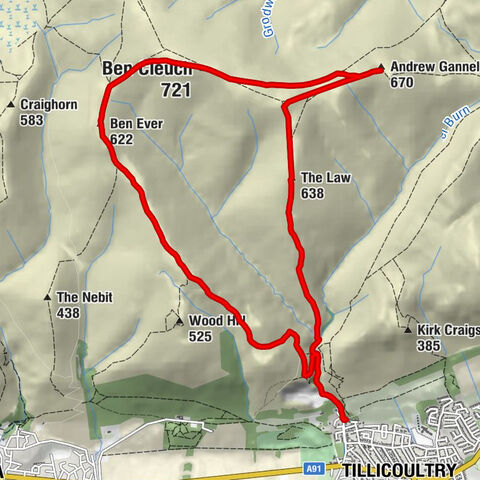 Tillicoultry - The Law - Andrew Gannel Hill - Ben Cleuch