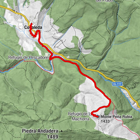 Monte Peña Rubia - Refugio de Pescadores - Refugio de La Machorra - Covaleda