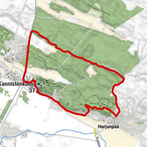 Ulvila - Harjunpäänkalliot - Suokalliot - Kannistonkallio