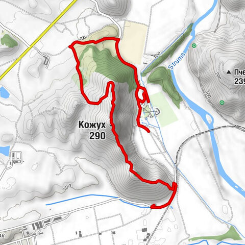Благоевград - Знаме - Кожух - Source d'eau chaude