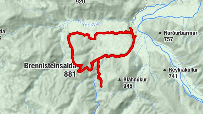 Rangárþing ytra - Brennisteinsalda - Landmannalaugar