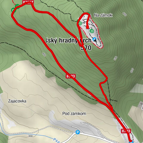 Veľký Šariš - Šarišský hradný vrch