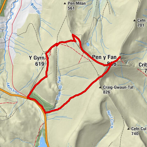 Glyn Tarell - Pen y Fan - Corn Du - Y Gyrn